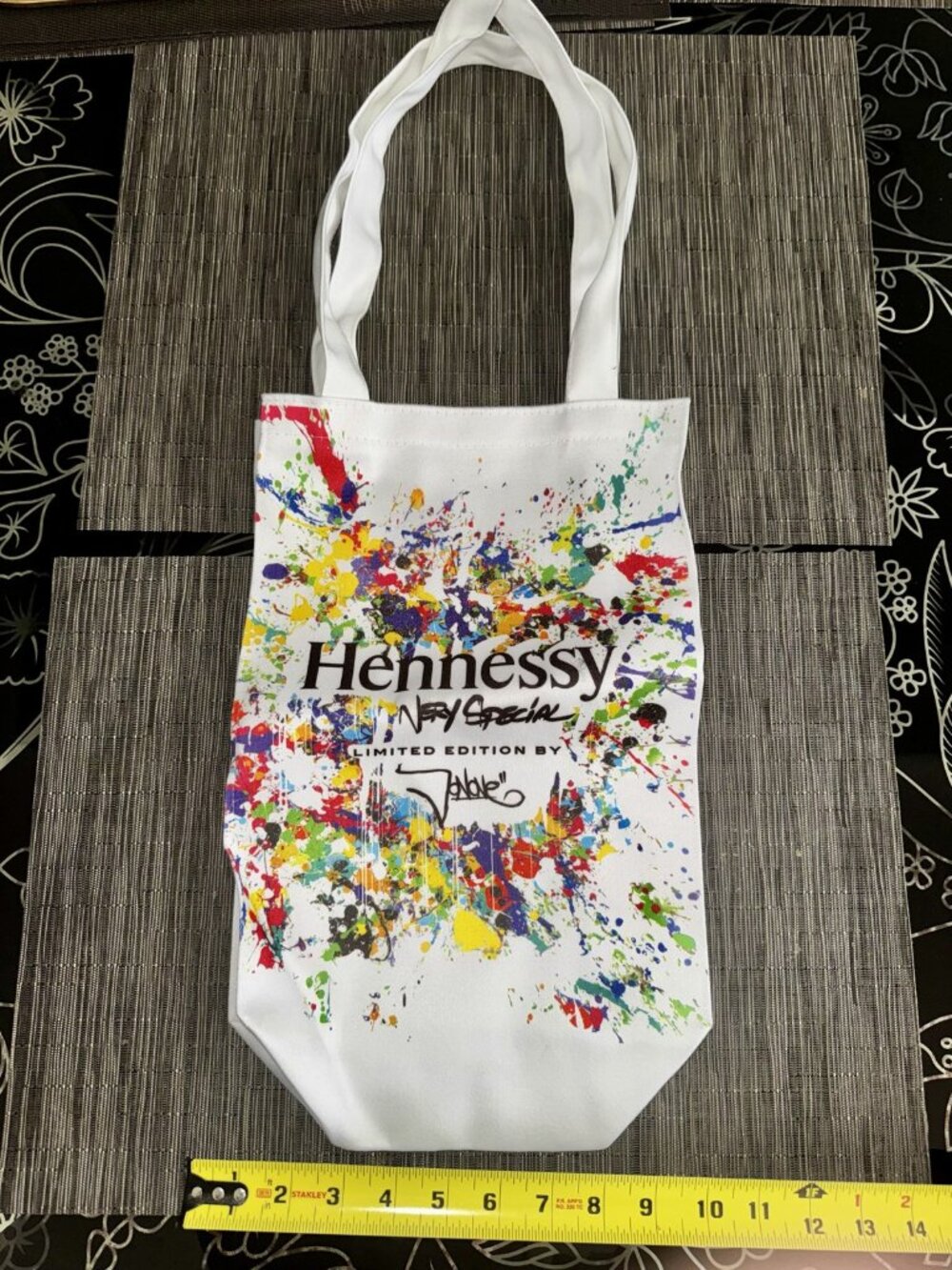 Hennessy x JonOne Limited Edition VS Tote Bag Paint Splatter